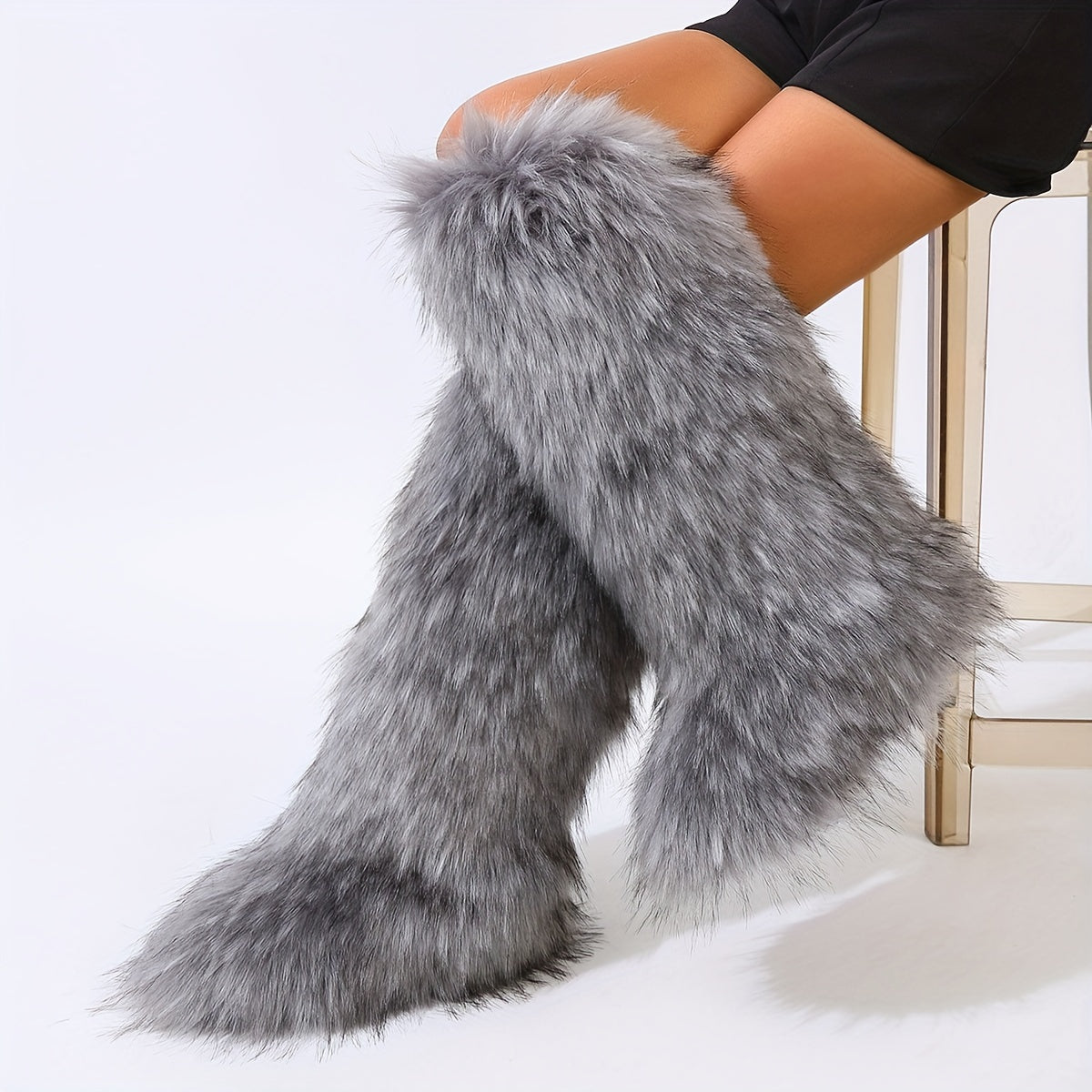 Women's Winter Snow Boots Knee-High Warm Anti-Slip Comfortable