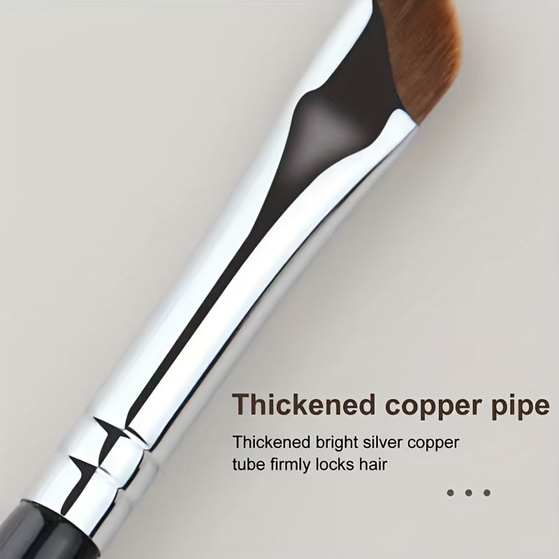 Juego de brochas de maquillaje para mujer 1/2/3/5 piezas, brocha plana de delineador líquido, angular fina