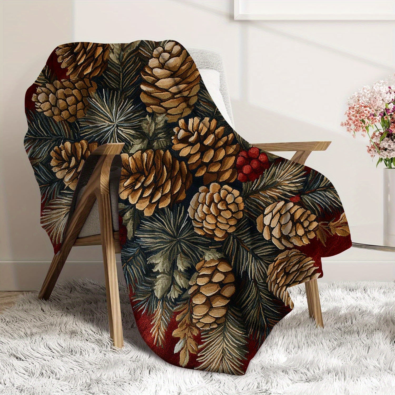 Flannel Fleece Throw Blanket Digital Print Soft Warm Bed Couch Travel Camping Gift