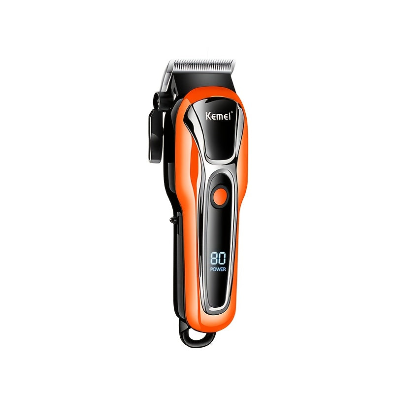Afeitadora eléctrica inalámbrica para hombres con pantalla LCD, recargable por USB, 2000mAh