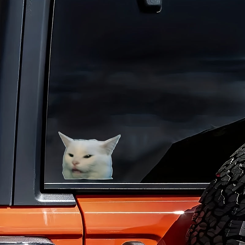 Funny Smudge The Cat Meme Vinyl Stickers Decals for Cars Windows Bumpers