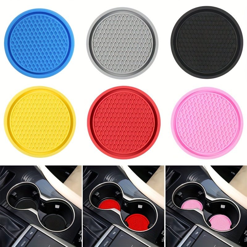2-to'plam Silikon Avtomobil stakan tutqichlari qoplamalari Bardoshli PVC Turli Ranglar
