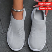 Women's Breathable Woven Sneakers, Lightweight, Plus Size Running Shoes