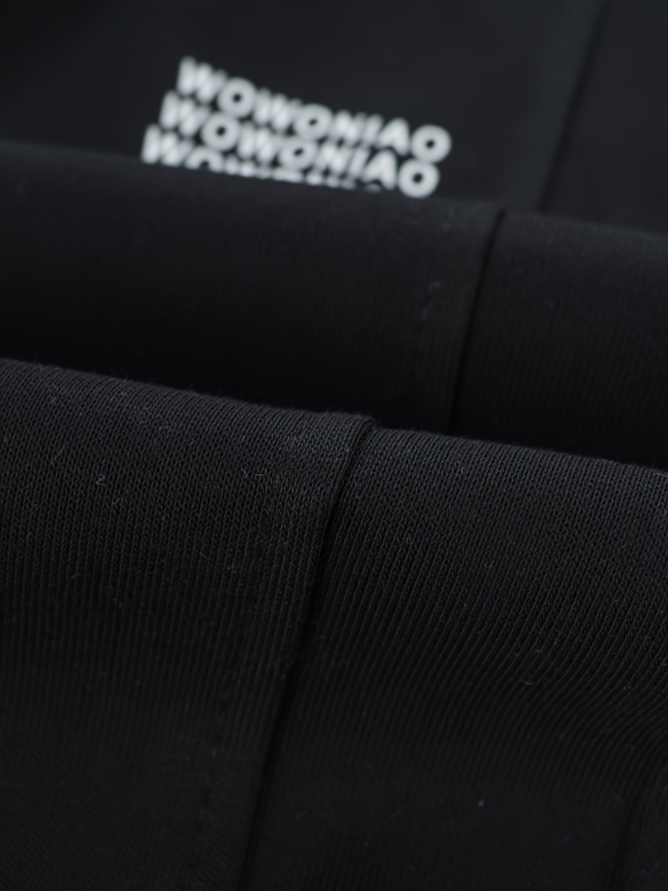 Yigitlar uchun paxta aralashmasi jogger shimlar, harf naqshli, erkin fit, cho'ntaklar, bahor va kuz uchun