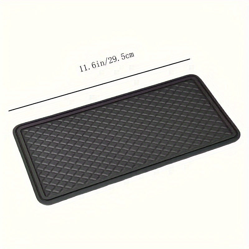 Car Dashboard Non-slip Mat, Rubber, Anti-slip Ornament Pad For Vehicles