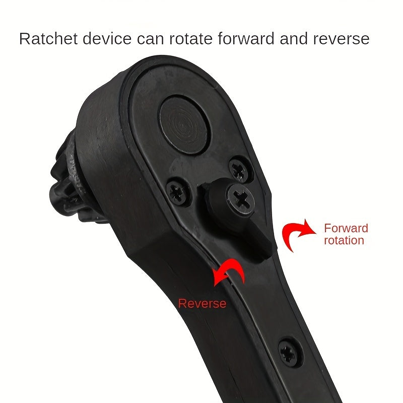 Qalampirli burg'ulash uchun temir burg'ulash kaliti to'plami, 4 dona, tez tormoz, oldinga va orqaga, anti-skid tutqich