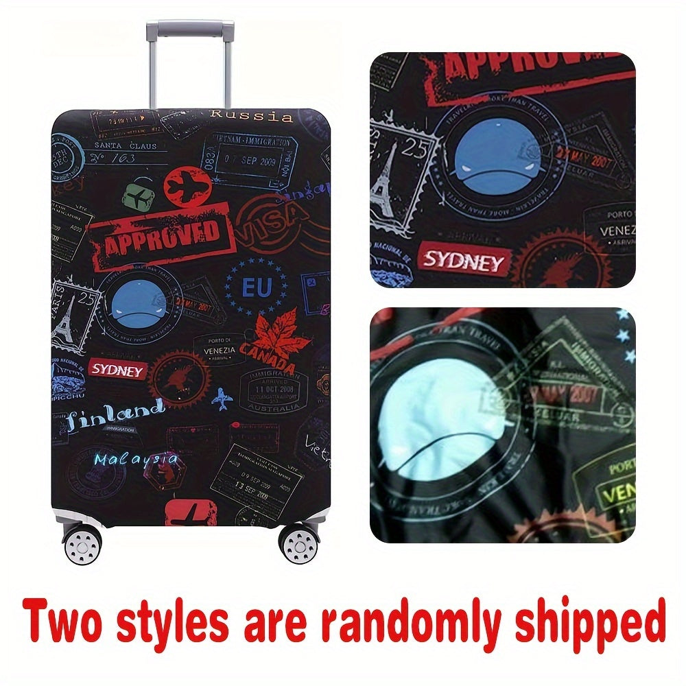 Durable Polyester Luggage Cover for Men and Women Travel Suitcase Protector