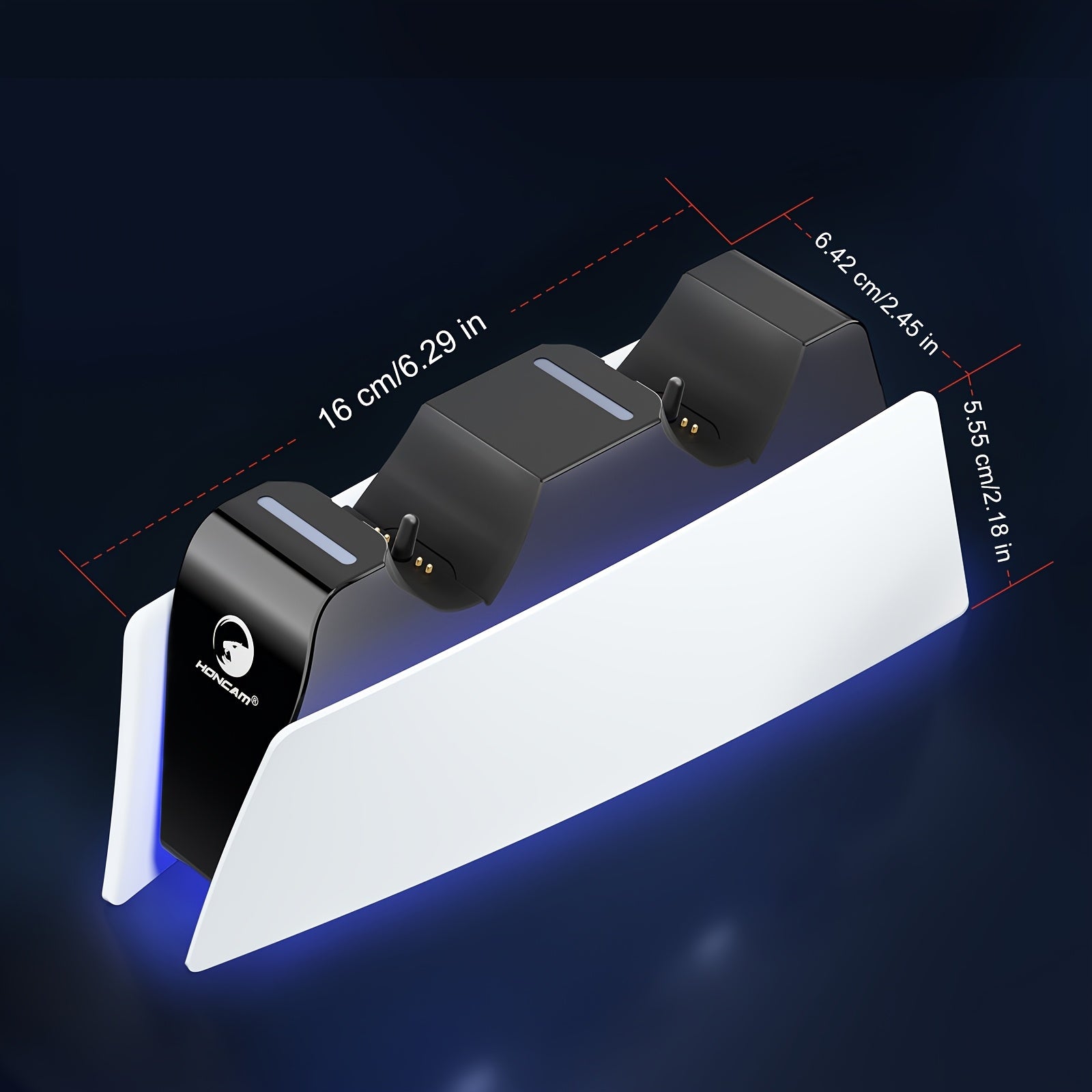 Cargador de mando para PS5 con estación de carga USB Tipo C dual