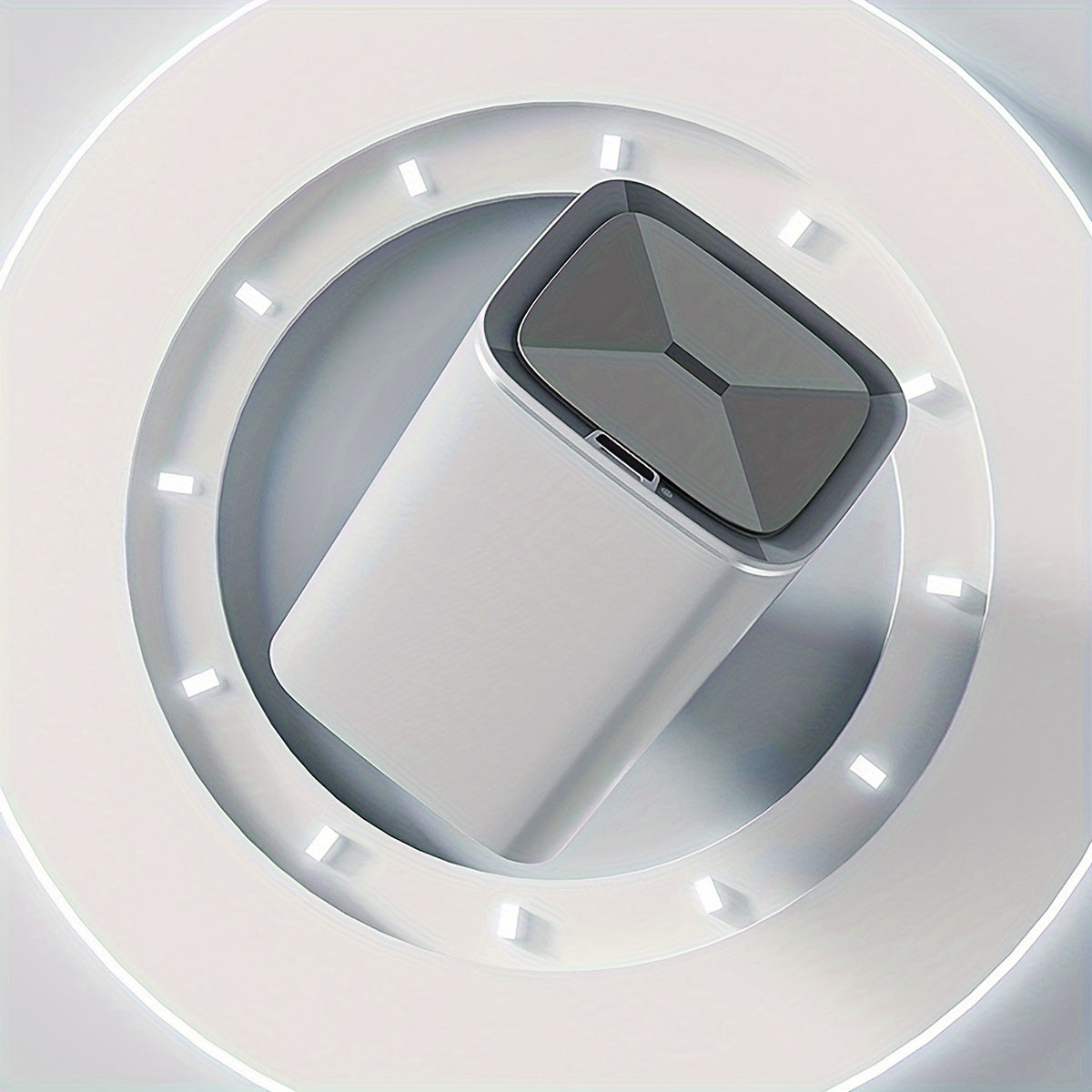 Smart Touchless Trash Can avtomatik ochish va yopish funksiyalariga ega, jim ishlaydi va uyda foydalanish uchun ideal suv o'tkazmaydigan dizaynga ega.