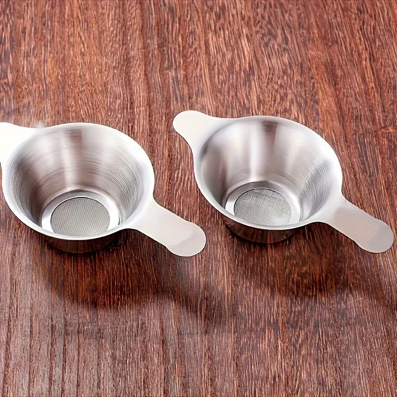 Premium Stainless Steel Tea Strainer Binaural Infuser for Loose Leaf Tea
