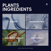 Мужской увлажняющий крем для лица с маслом ши, гиалуроновой кислотой, жемчужным порошком 1,76 унции