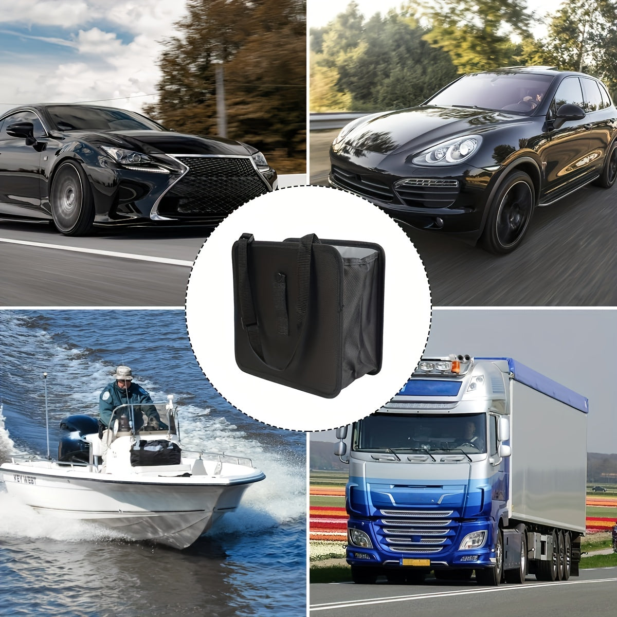 Складной водонепроницаемый автомобильный мусорный бак, подвесной, герметичный, с большой емкостью