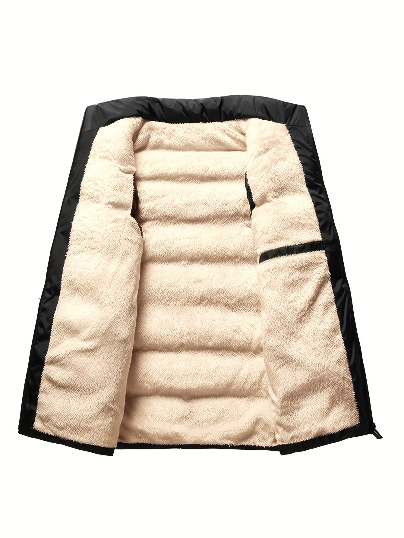 Erkaklar uchun Plus o'lchamdagi ochiq havoda kiyiladigan yengil kurtka, kuz-qish mavsumiga mo'ljallangan, bir rangli, kundalik, yengil bo'lmagan jilet