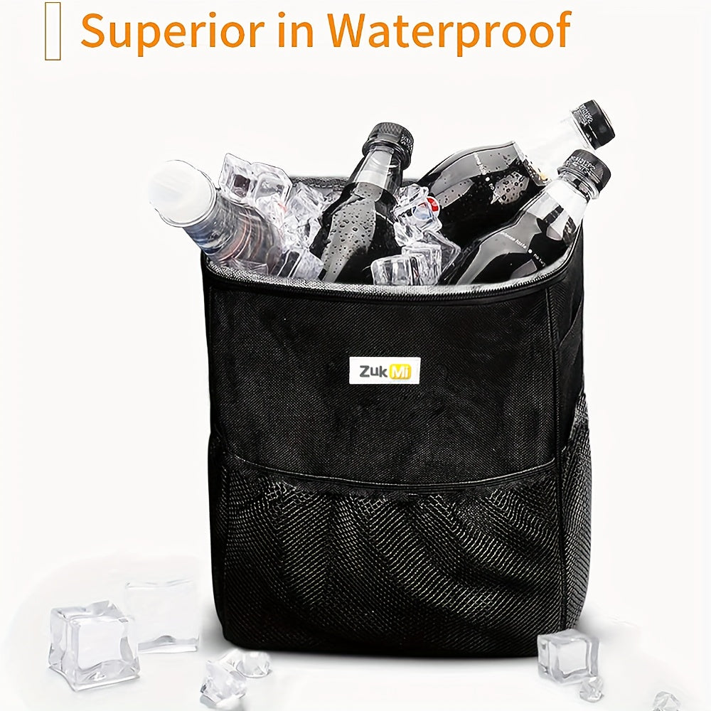 Polyester Waterproof Collapsible Trash Can for Car Truck SUV Home Office