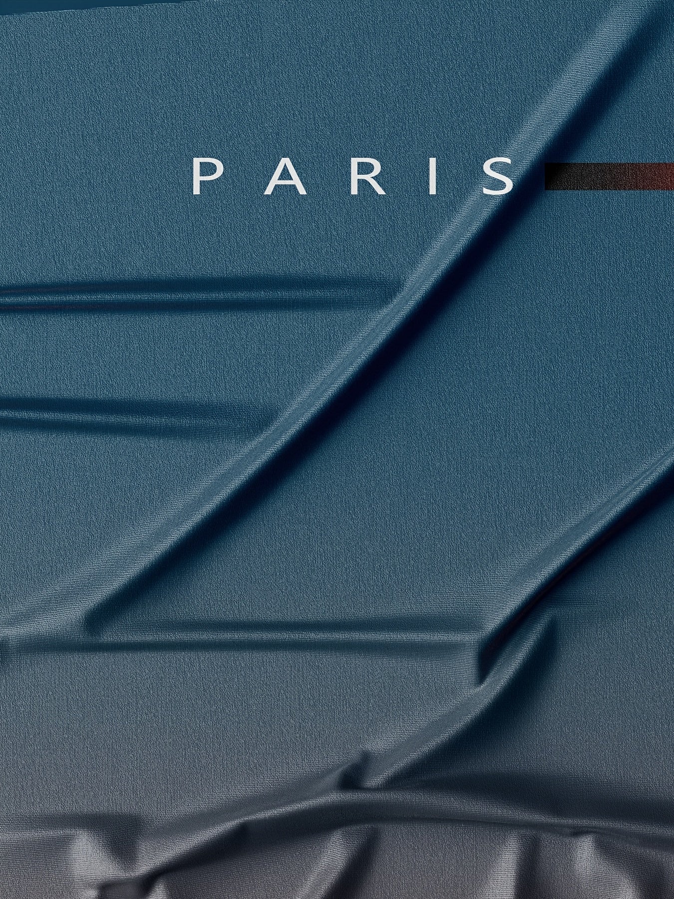 Erkaklar uchun nafas oladigan gradient rangli futbolka, "PARIS" yozuvi bilan, tasodifiy qulaylik uchun zamonaviy qisqa yeng.