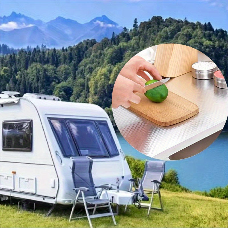 Кухонная самоклеящаяся алюминиевая фольга огнеупорные водонепроницаемые наклейки