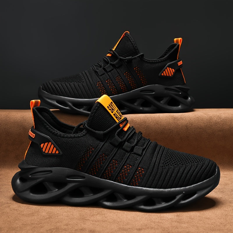 Erkaklar uchun zamonaviy yangi tasodifiy krossovkalar, barcha mavsumlar uchun mukammal, nafas oladigan, sirpanmaydigan dizayn.