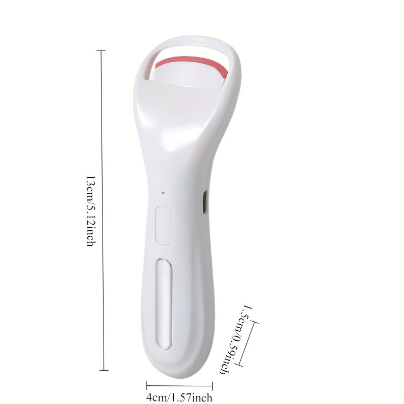 Electric Eyelash Curler USB Rechargeable Battery 3 Heat Settings Precision Perming Curling