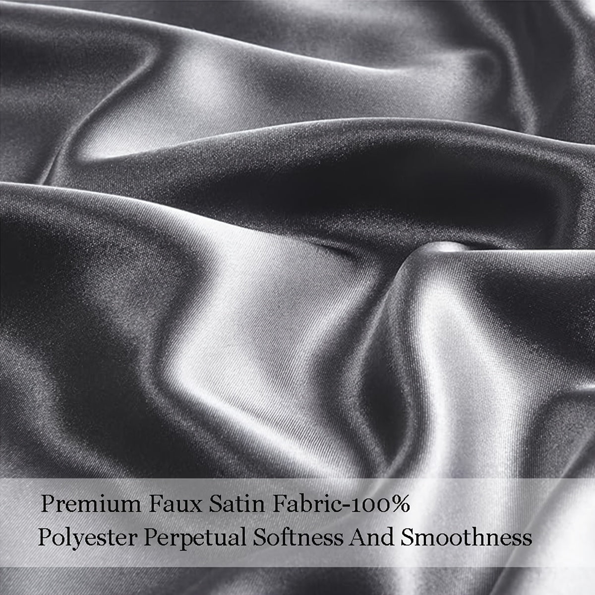 Microfiber Satin Pillowcase for Hair and Skin Protection Ultra-Soft Envelope Closure