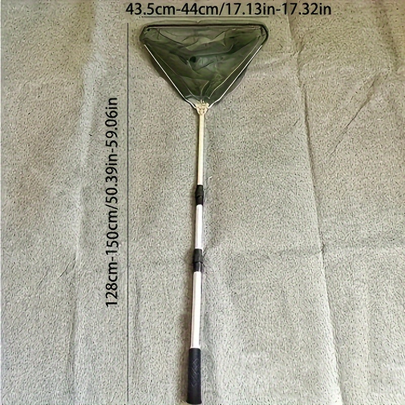 Portable Collapsible Fishing Net with Telescopic Handle Aluminum Alloy Saltwater Freshwater