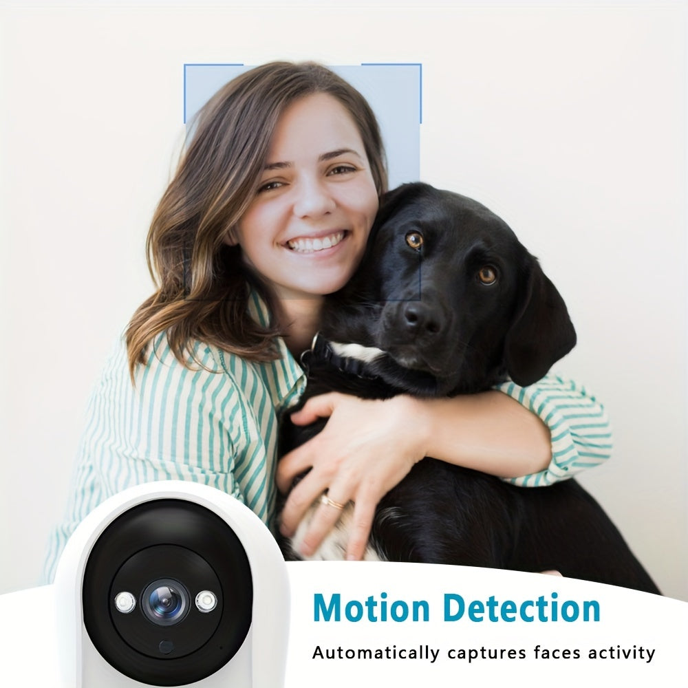 Smart Home Security Camera with 2-Way Audio Night Vision Privacy Protection