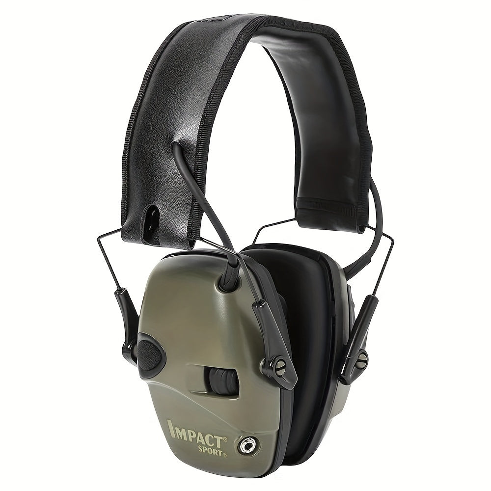 Foldable Head-Mounted Noise-Cancelling Headphones for Ear Protection