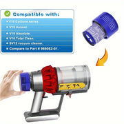 Repuestos de vacío, gran contenedor para Dyson V10 SV12, filtro HEPA, accesorio de ciclón