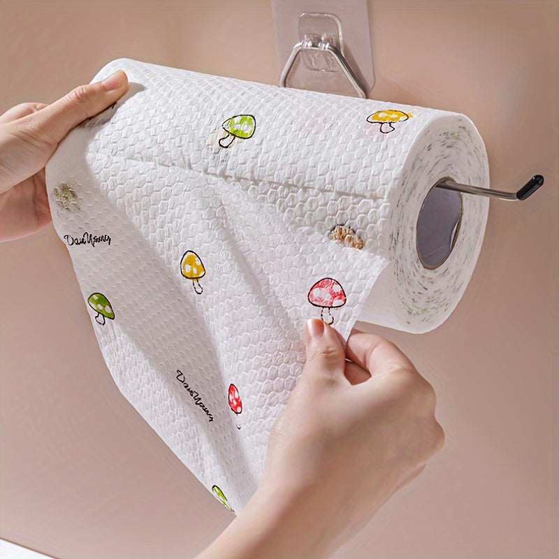 400 piezas de toallas de papel para cocina lavables, absorbentes, antiadherentes, rollo de aceite duradero, poliéster