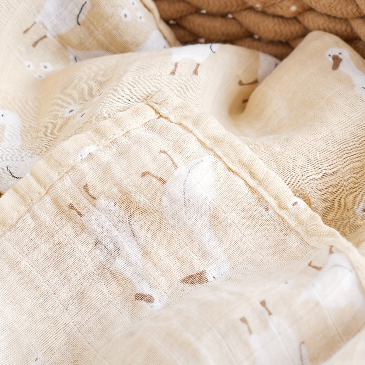 Bola uchun Swaddle qoplamalari yumshoq bambuk tolasi nafas oladigan teri uchun xavfsiz neytral ranglar