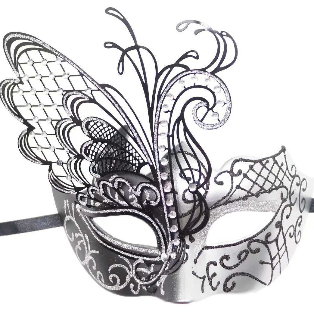 Wrought Iron Butterfly Horn Shaped Decor for Garden and Home