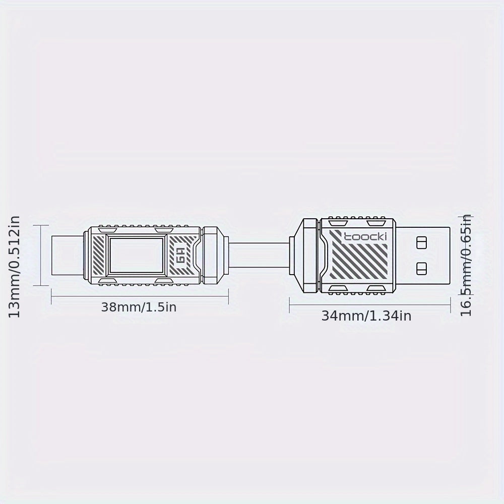 USB-C Fast Charging Cable 66W 40W 22.5W Nylon Flat Matte Data Transfer