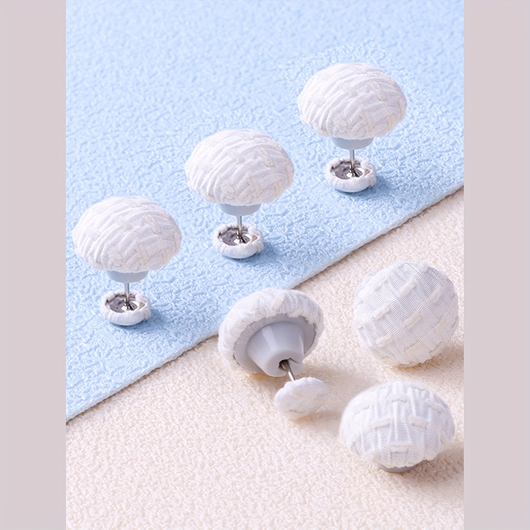 Non-Slip Safety Clips for Securing Quilts, Sheets, Towels, and Cushions