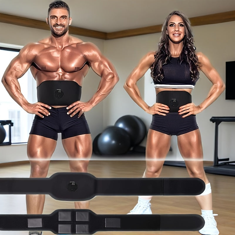 USB orqali zaryadlanadigan EMS qorin mashg'uloti va mushak stimulyatori - asosiy kuchni rivojlantirish, qorin va oyoq tonusini oshirish uchun sozlanadigan PU massaj kamar, erkaklar va ayollar uchun uy sport uskunalari, zamonaviy dizayn