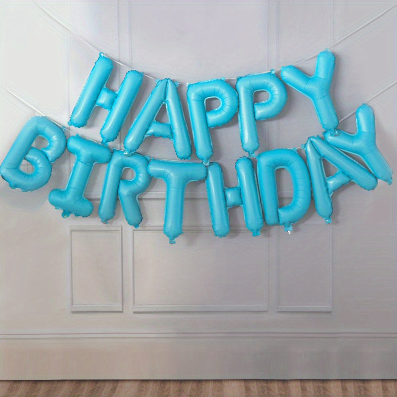 13-Piece Happy Birthday Letter Kit for Party Decorations 16-Inch