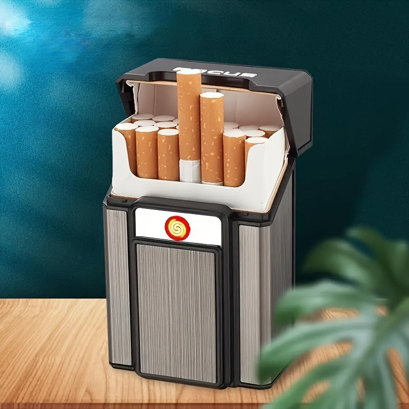 Men Portable Plastic Electric Cigarette Lighter USB Rechargeable