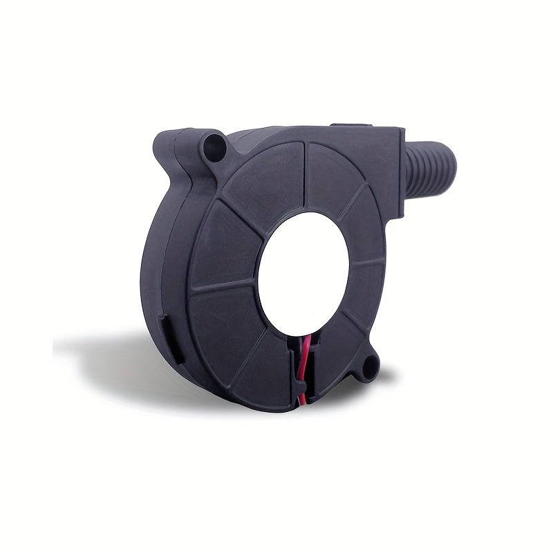 Mini Blower Fan 5015 USB Powered Silent Turbo Circular Air Outlet Black Plastic Compact