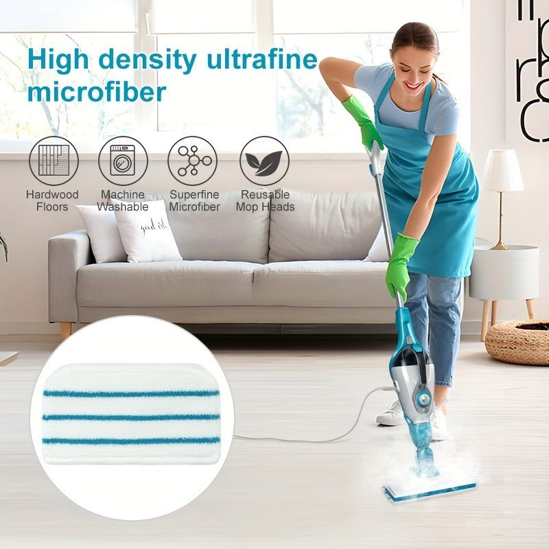 6 ta mikrotoʻlqinli mop yostiqlari, polni tozalash uchun, bir nechta modellarga mos keladi