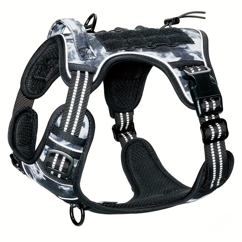 Reflective Dog Harness for Medium to Large Dogs with Adjustable Vest and Handle