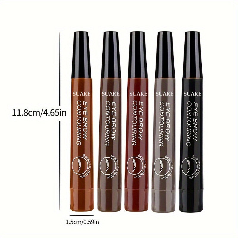 Bolígrafo de cejas a prueba de agua y de larga duración para microblading de mujer con punta fina