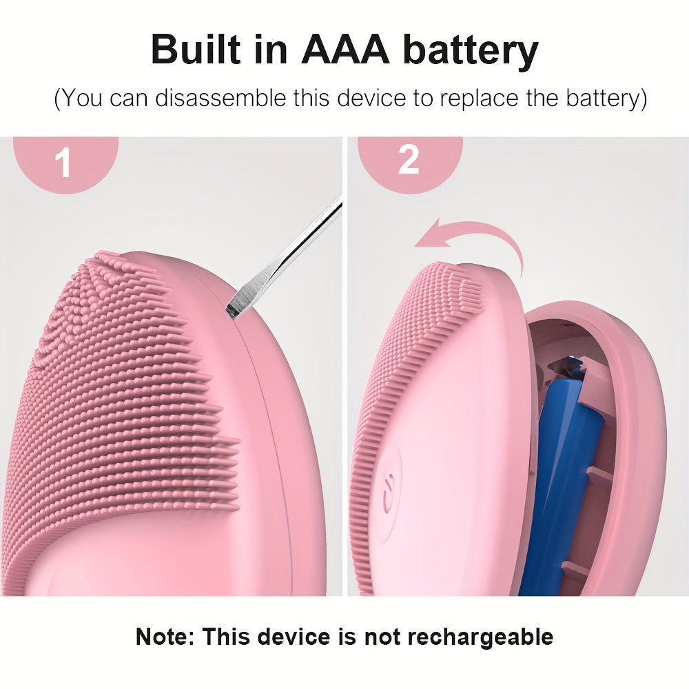 Electric Facial Cleansing Brush for Gentle Exfoliation Deep Cleaning and Massaging