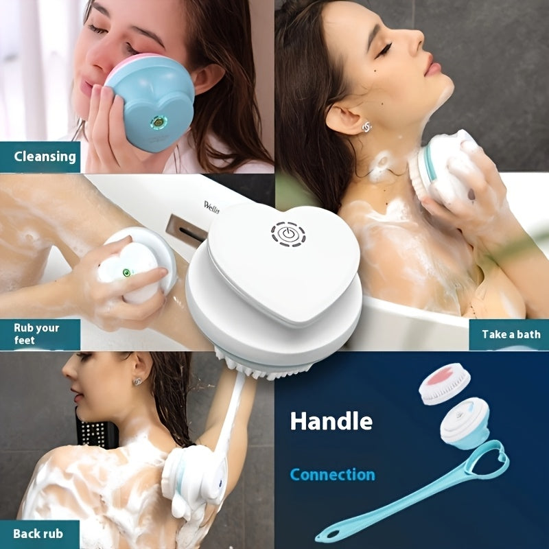 Uy tozalash uchun ajratiladigan boshli elektr hammom cho'tkasi