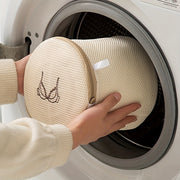Mesh Laundry Bag for Delicates with Zipper and Embroidered Design for Bras and Underwear
