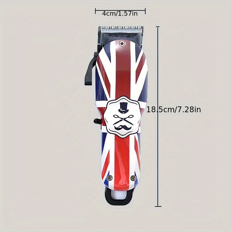 WAER Wireless Electric Men's Hair Clipper with Charging Case and Comb for Zero-Gap Grooming Kit