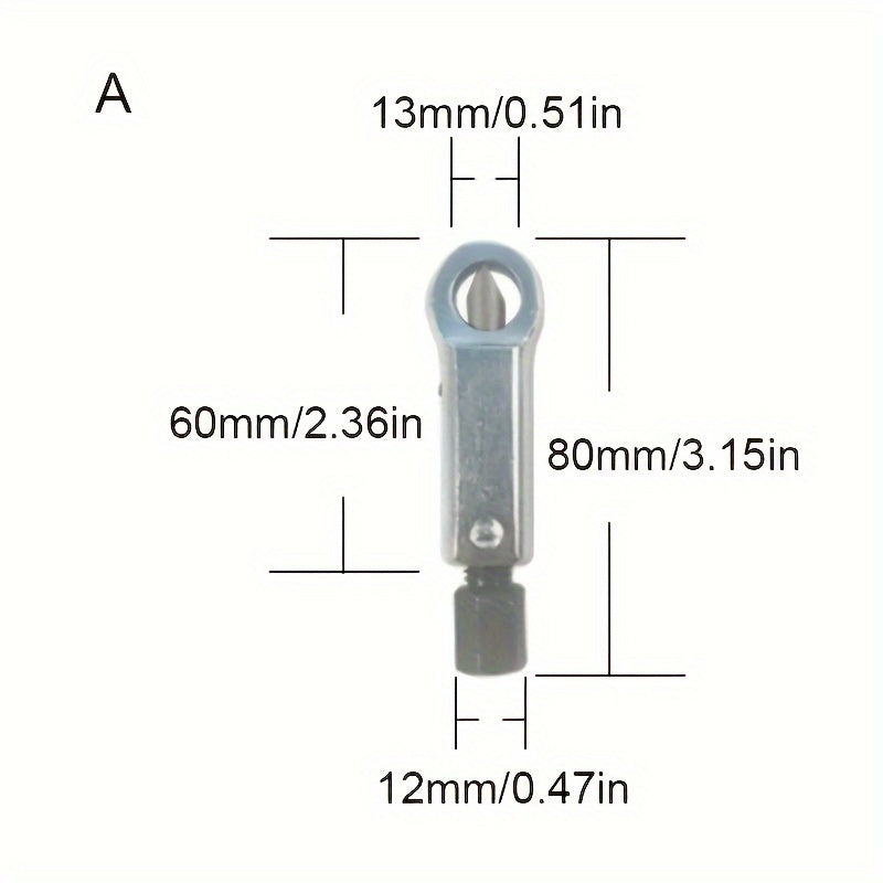 Набор инструментов для раскалывания гайок тяжелого типа 4-в-1 прочный портативный