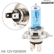 H4 12V 100/90W 5000K White Halogen Car Headlight Fog Bulb for Motor Vehicles