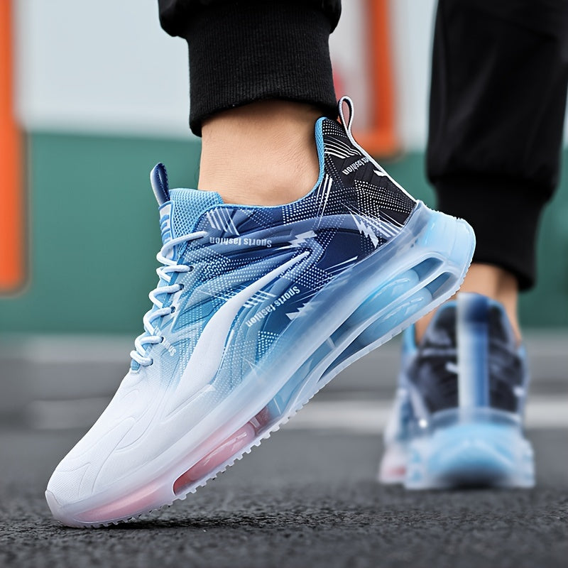 Men's Breathable Casual Running Shoes Lightweight Sneakers with Lace-Up Closure