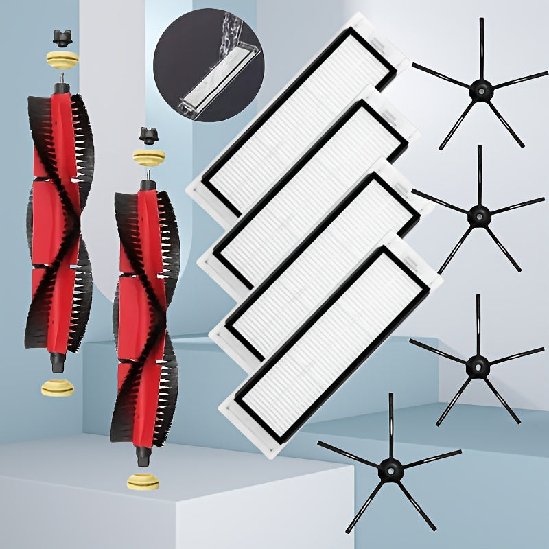 Получите лучший опыт уборки с комплектом из 10 аксессуаров для робота-пылесоса Roborock. Этот комплект совместим с широким ассортиментом моделей Roborock, включая S6 Pure, S6, E4, S4 Max, S6 MaxV, S5, S5 Max, S4, E2, E3, E5, E20, E25, E35, S50, S65, Mi