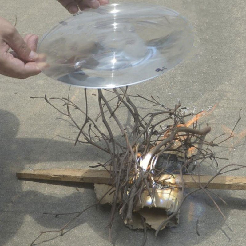 Large 300mm Diameter Solar Focusing Lens Optical PMMA Plastic for Science Classroom Optical Experiment Kit