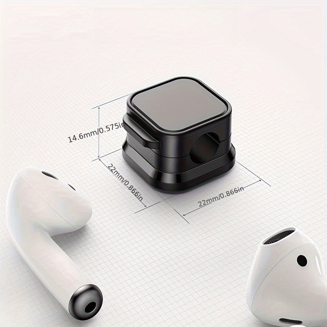 Magnetic Cable Organizer and Holder Set for Desktop Storage PVC 1/3/6 Pieces