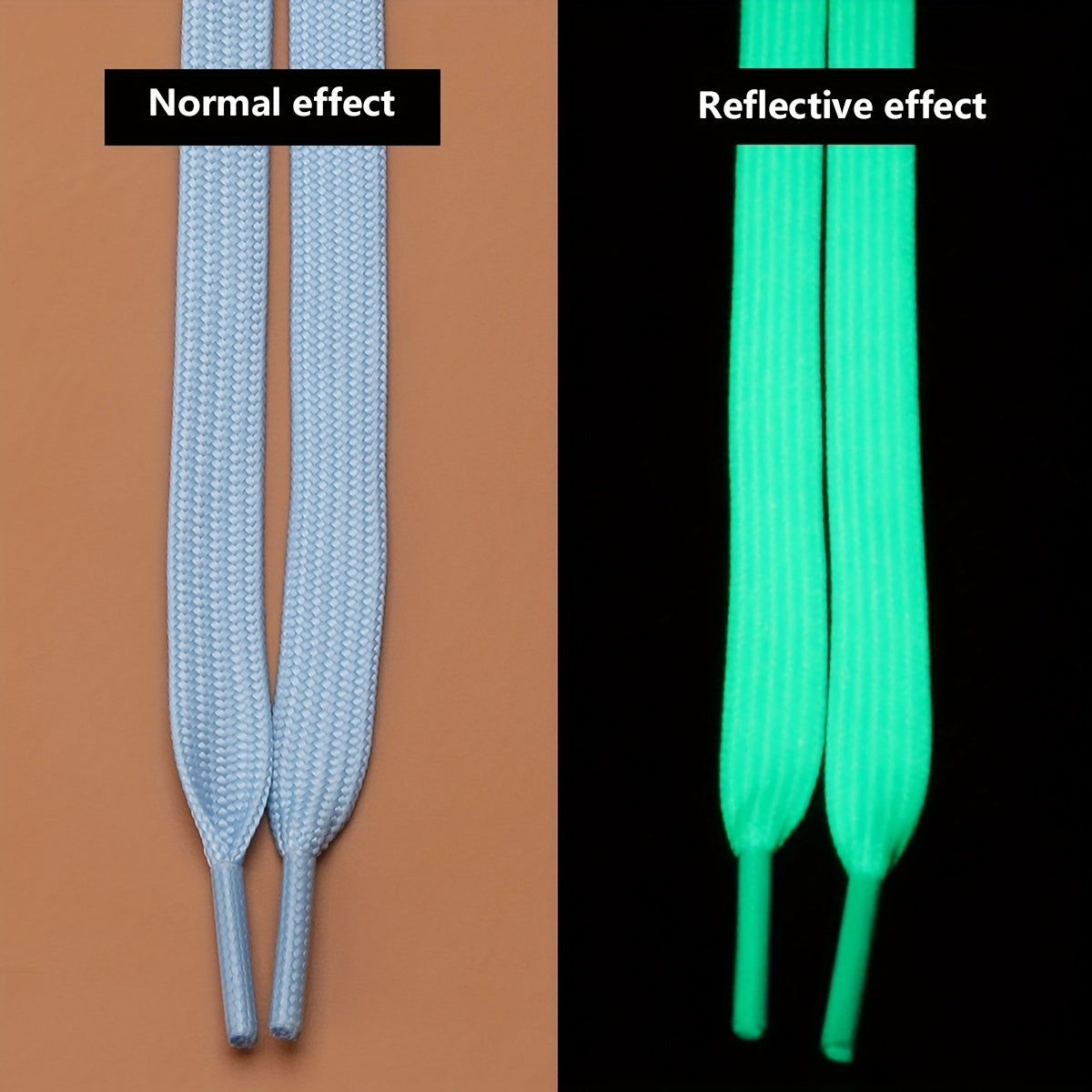 Reflective Luminous Shoelaces for Sneakers and Sports Shoes Running Accessories